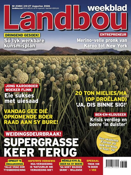 Cover image for Landbouweekblad